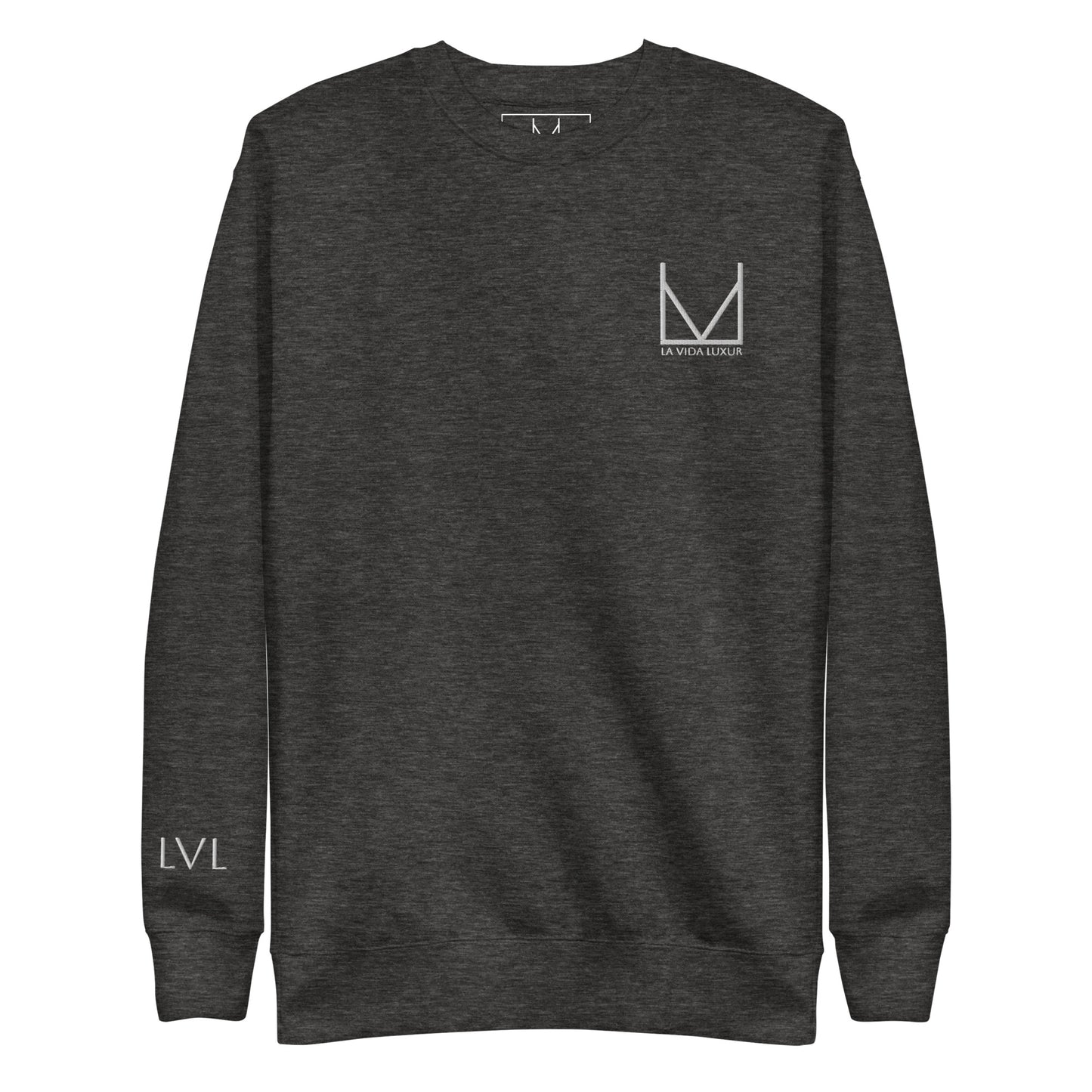 Luxury casual crew neck sweater by La Vida Luxur, designed for everyday comfort.