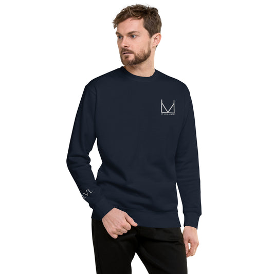 Luxury casual crew neck sweater by La Vida Luxur, designed for everyday comfort.