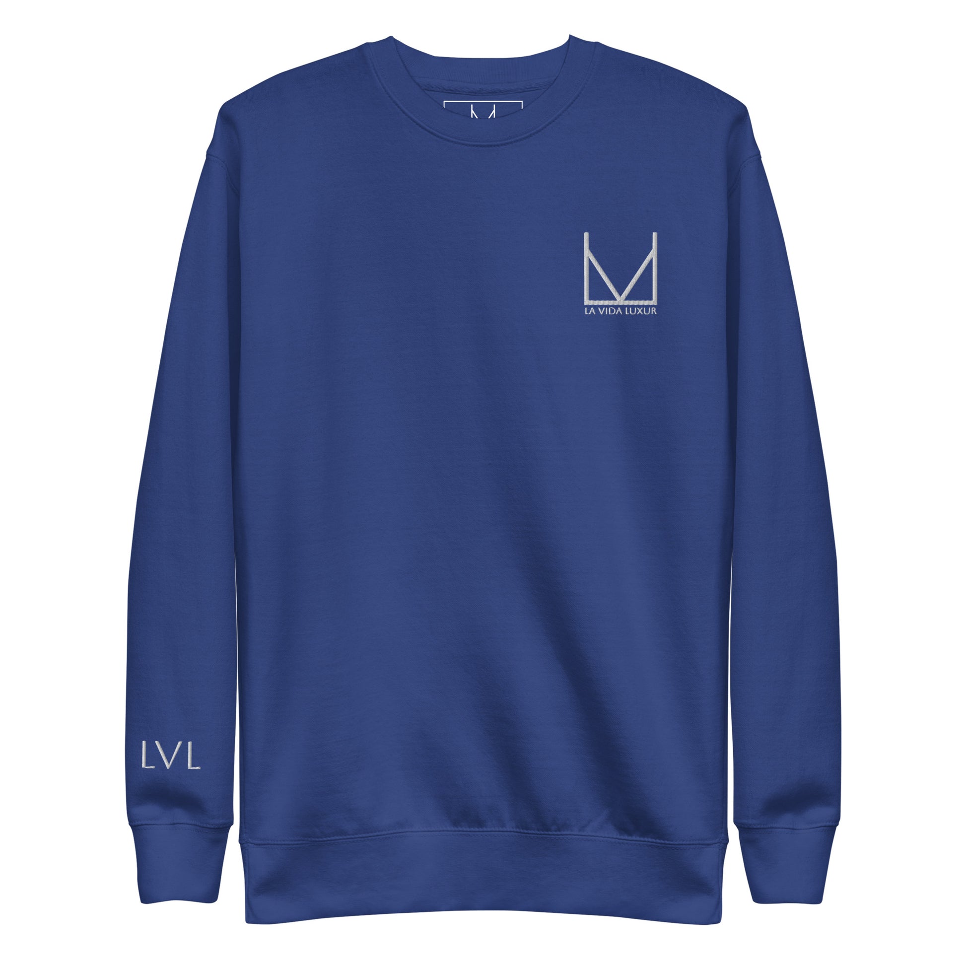 Luxury casual crew neck sweater by La Vida Luxur, designed for everyday comfort.