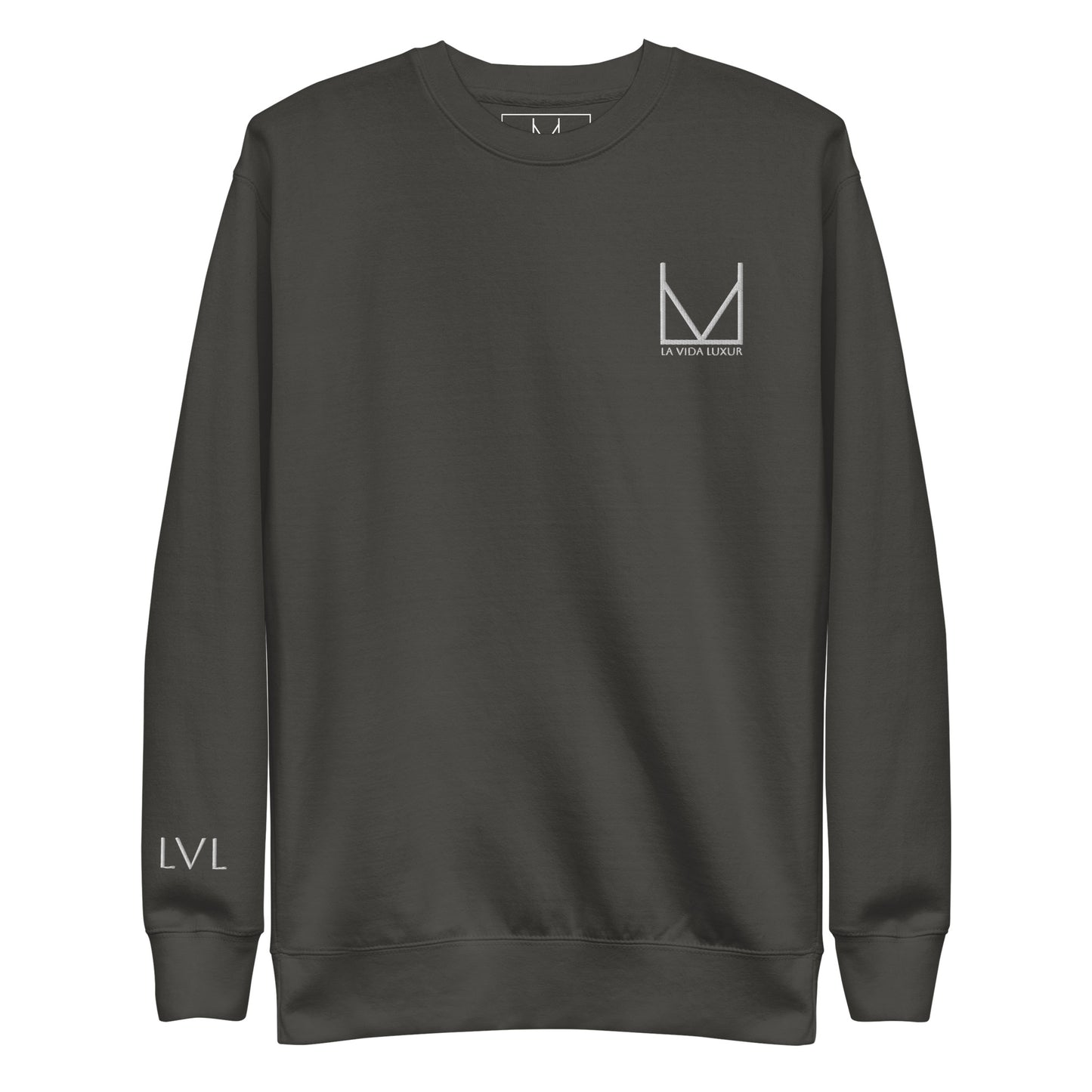 Luxury casual crew neck sweater by La Vida Luxur, designed for everyday comfort.
