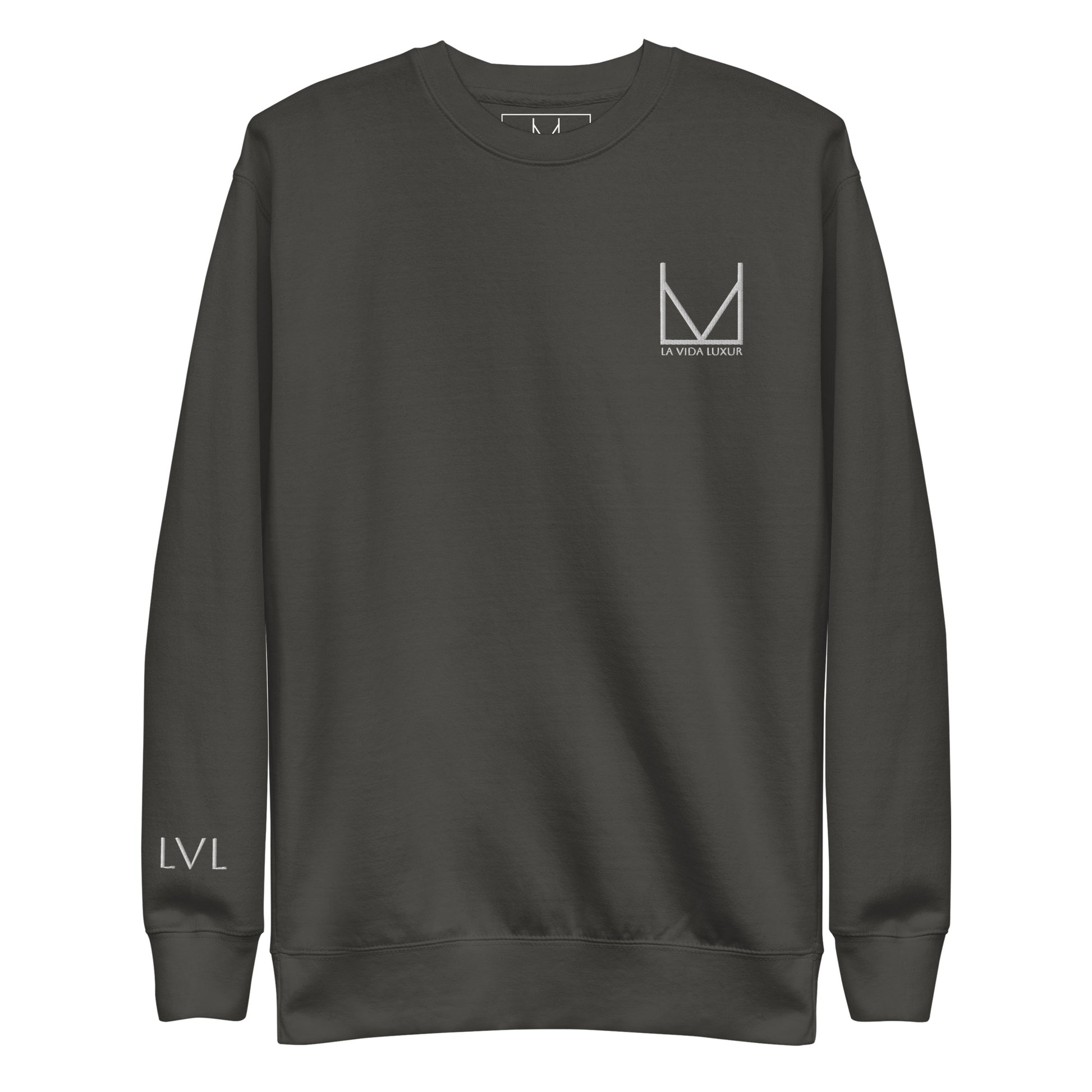 Luxury casual crew neck sweater by La Vida Luxur, designed for everyday comfort.