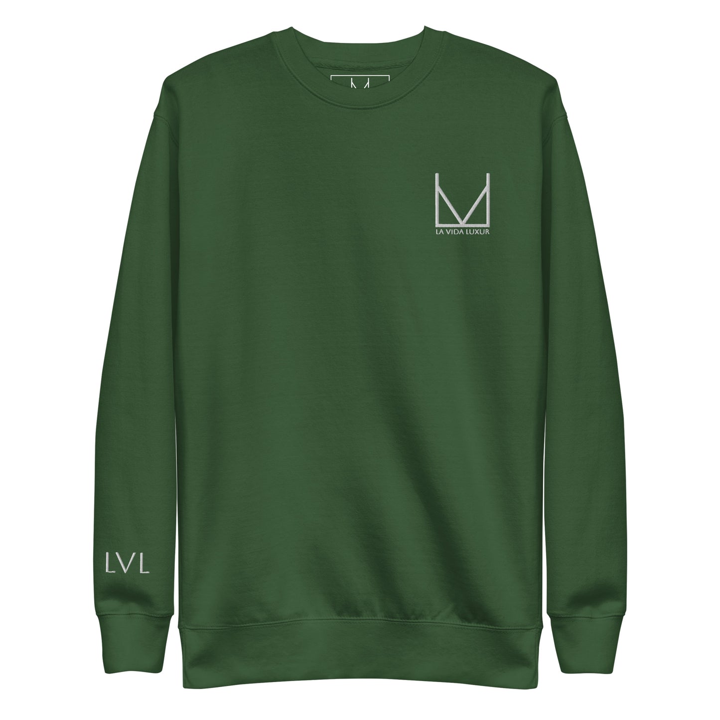Luxury casual crew neck sweater by La Vida Luxur, designed for everyday comfort.