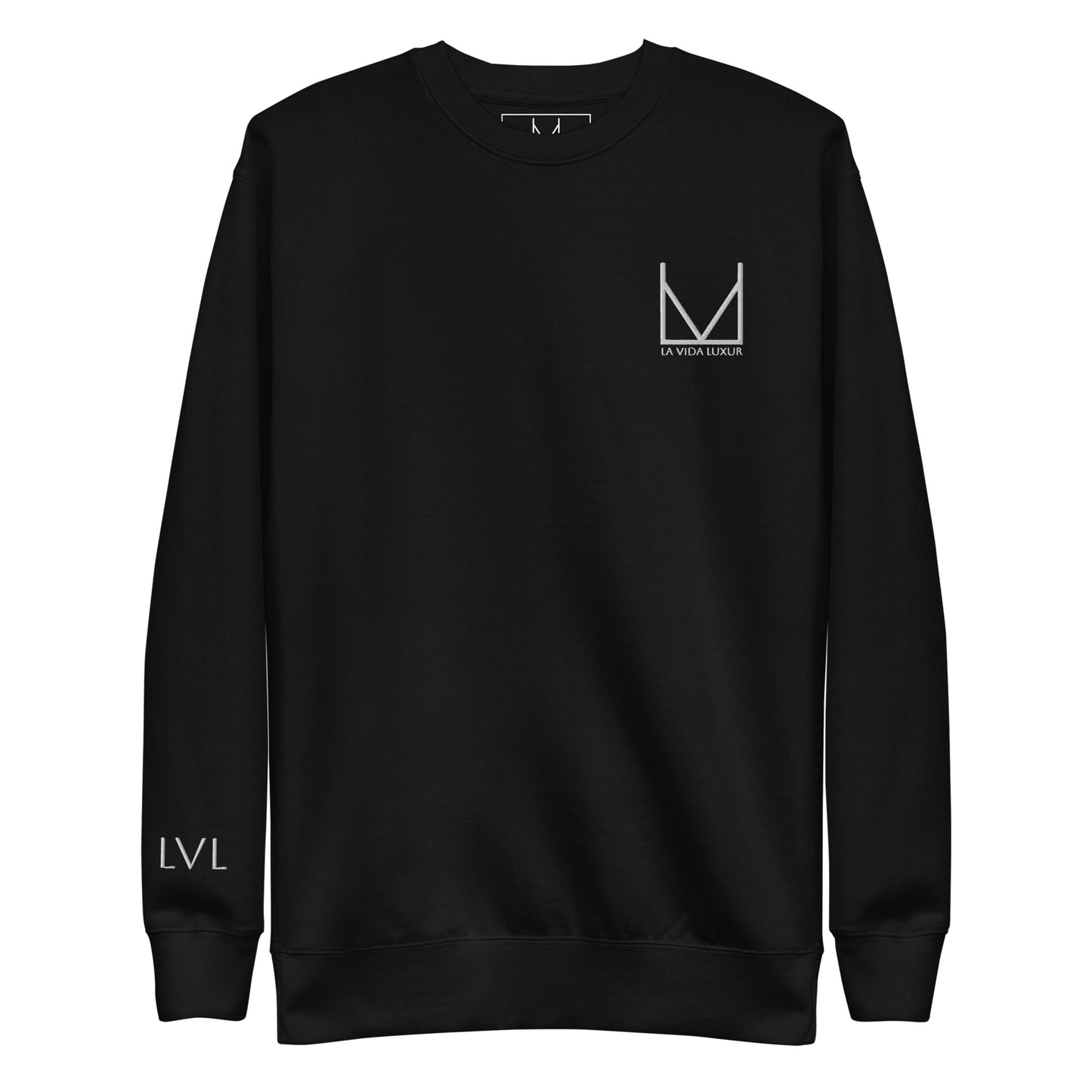 Luxury casual crew neck sweater by La Vida Luxur, designed for everyday comfort.