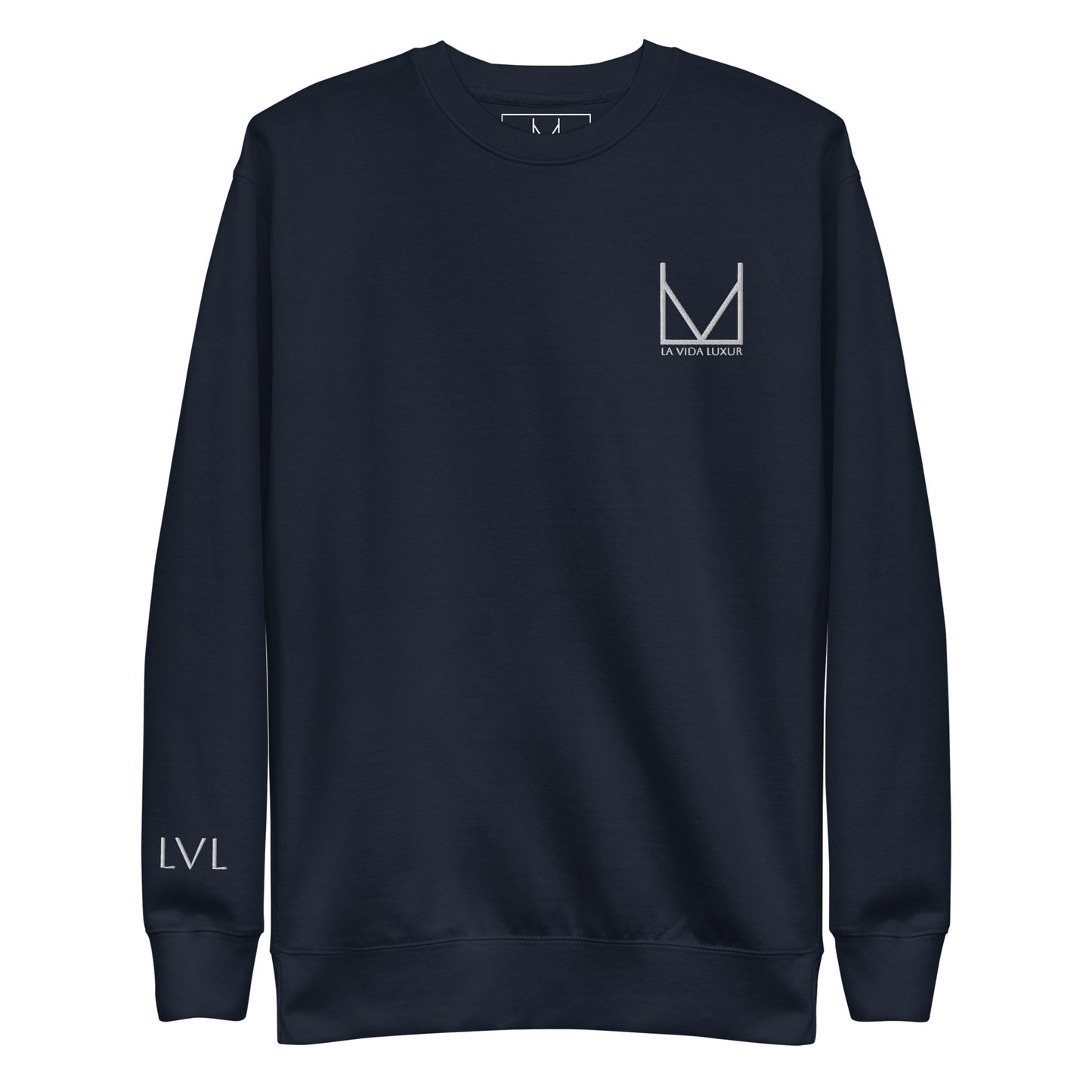 Luxury casual crew neck sweater by La Vida Luxur, designed for everyday comfort.