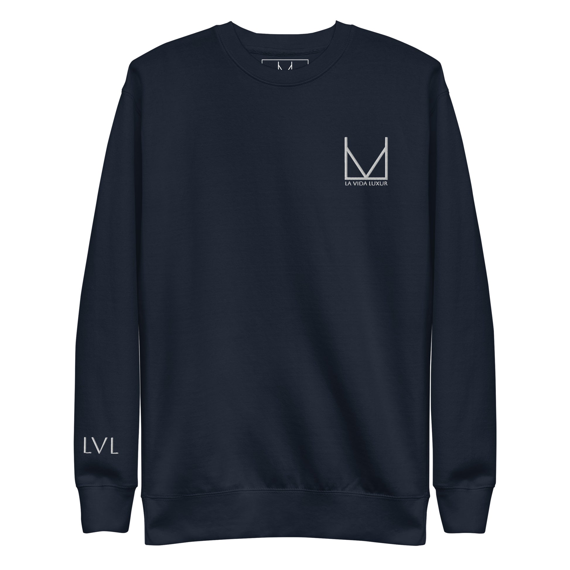 Luxury casual crew neck sweater by La Vida Luxur, designed for everyday comfort.