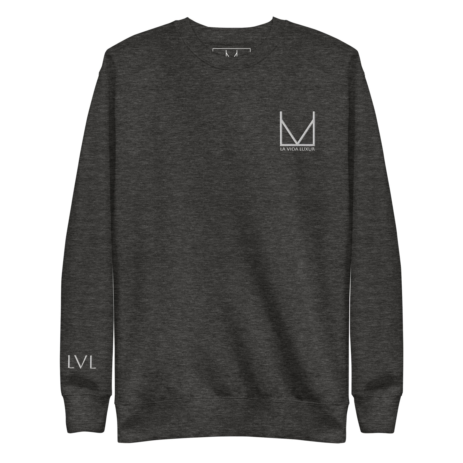 Luxury casual crew neck sweater by La Vida Luxur, designed for everyday comfort.