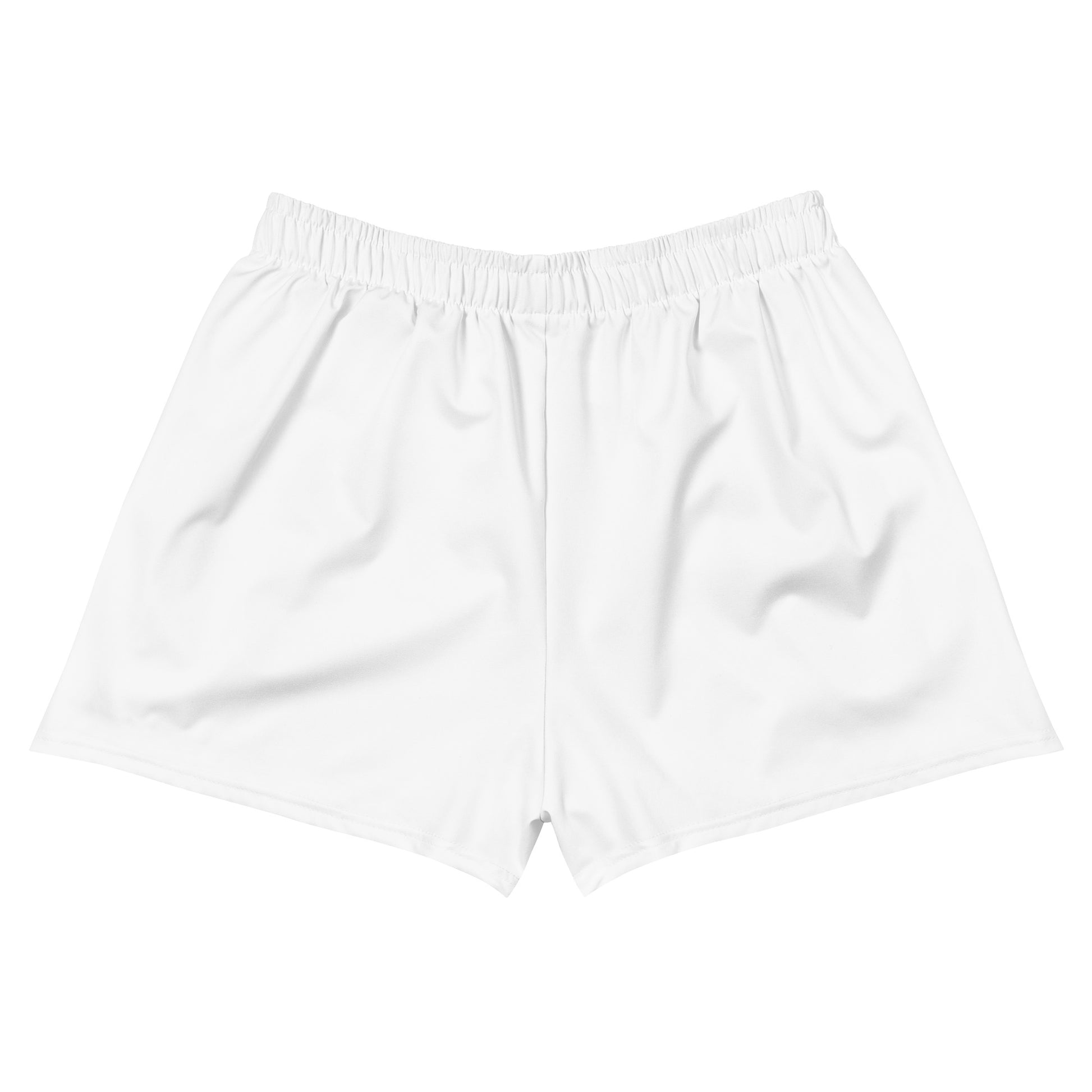 La Vida Luxur athletic shorts in white, designed for casual wear and active movement.